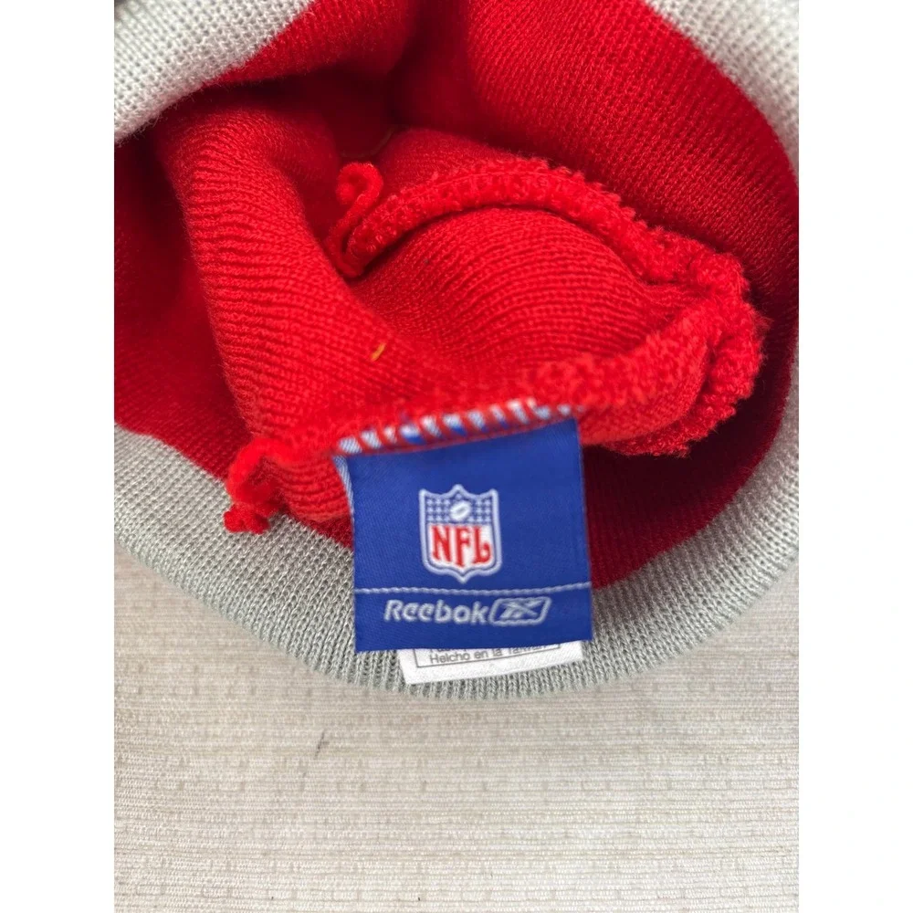 NY Giants Knit Beanie Hat Red Blue Gray‎ NFL Football Winter